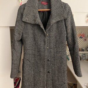 Merona Women's Polyester Wool Blend Coat